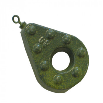 Camo Green Carp Weights 80g Hole
