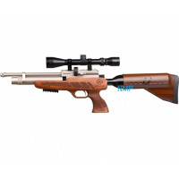 Kral Puncher NP-02 PCP Pre Charged Air Rifle .22 calibre 12 shot NP02 and free hard case Marine WALNUT STOCK