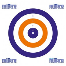 Milbro RED WHITE BLUE AIR GUN 14cm Card Targets ALL ROUNDER Pack of 100