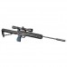 Webley Nemesis X Carbine 88g CO2 Air Rifle complete Combo with 3-9x40 Scope and QGS4 Mod 2 x 6 Shot .22 calibre