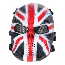 Airsoft BB Gun Face Mask Big Foot Tactical Skull with Mesh Eyes (British Knight)