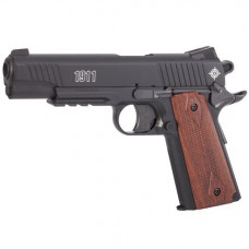 Crosman 1911 CO2 Pellet .177 calibre Pistol 2 x 6 shot rotary clip Black CR-C1911B