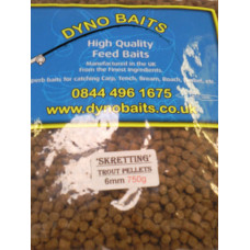 TROUT PELLETS Skretting Mainstream Coarse fish pellets  6mm Medium ( DYNO BAITS ) 750g